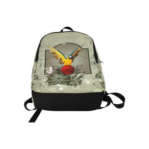 Wonderful parrot Fabric Backpack for Adult (Model 1659)
