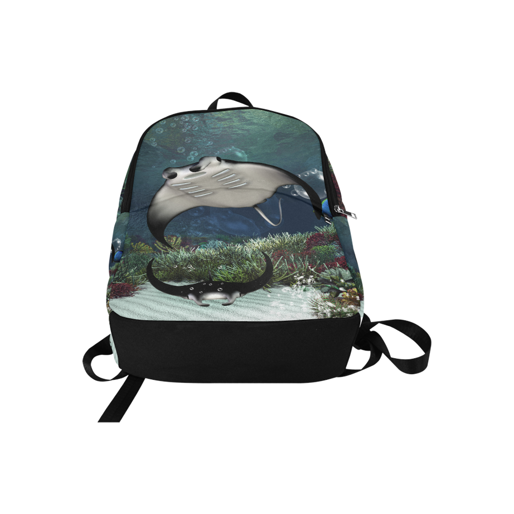 Awesme manta Fabric Backpack for Adult (Model 1659)