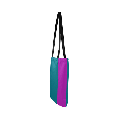 Only two Colors: Petrol Blue - Magenta Pink Reusable Shopping Bag Model 1660 (Two sides)