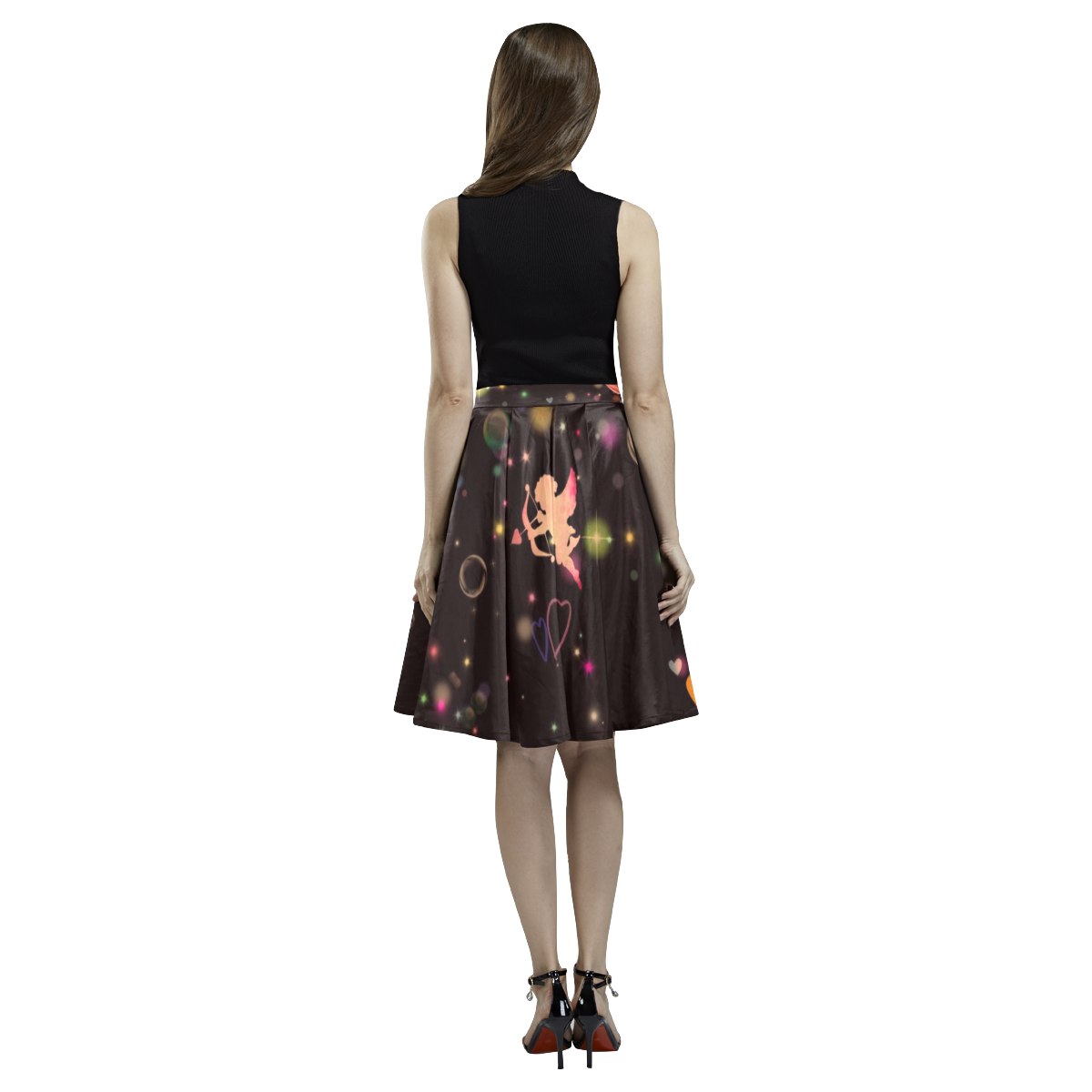 sweet love 417B by JamColors Melete Pleated Midi Skirt (Model D15)