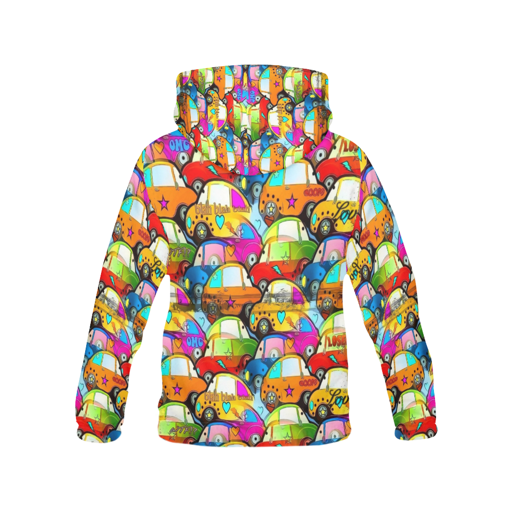 Traffic by Nico Bielow All Over Print Hoodie for Women (USA Size) (Model H13)
