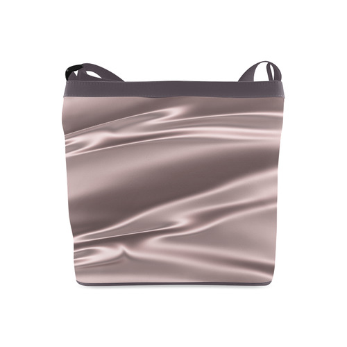 Lilac satin 3D texture Purple Strap Version Crossbody Bags (Model 1613)