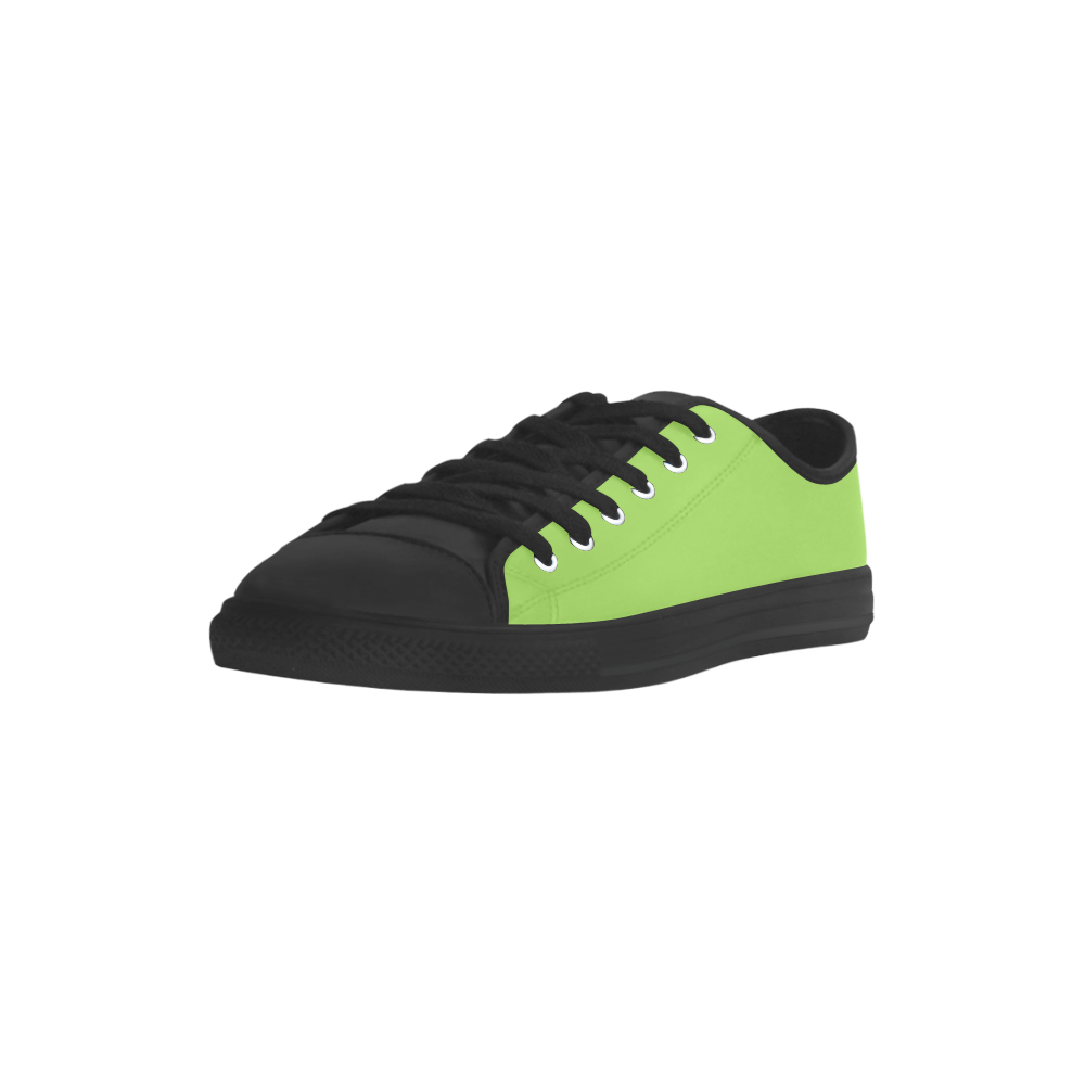 Lila-pistacho 2 Aquila Microfiber Leather Women's Shoes (Model 031)