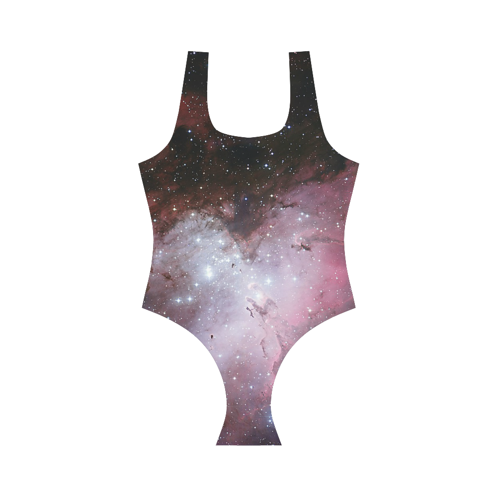 Eagle Nebula Vest One Piece Swimsuit (Model S04)