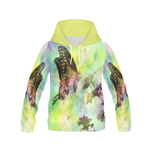 Pastel Dream by Martina Webster All Over Print Hoodie for Women (USA Size) (Model H13)