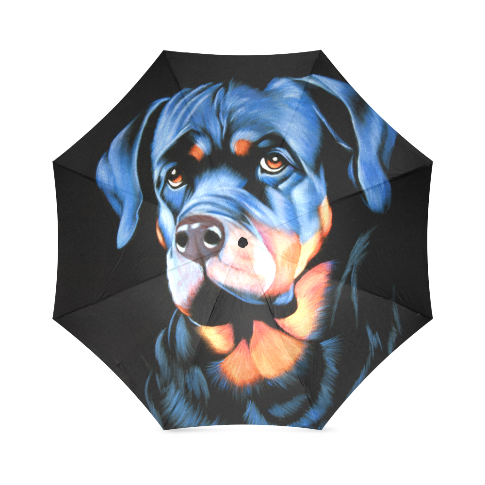 big dog with sad eyes Foldable Umbrella (Model U01)