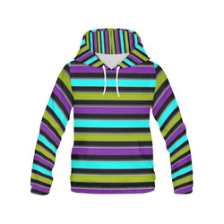 retro stripe 1 All Over Print Hoodie for Men (USA Size) (Model H13)