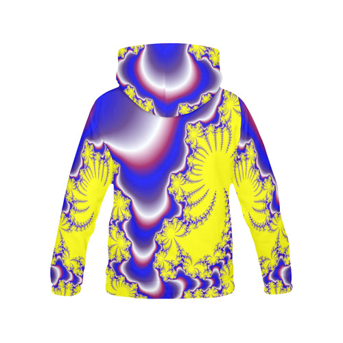 Neurons by Martina Webster All Over Print Hoodie for Women (USA Size) (Model H13)