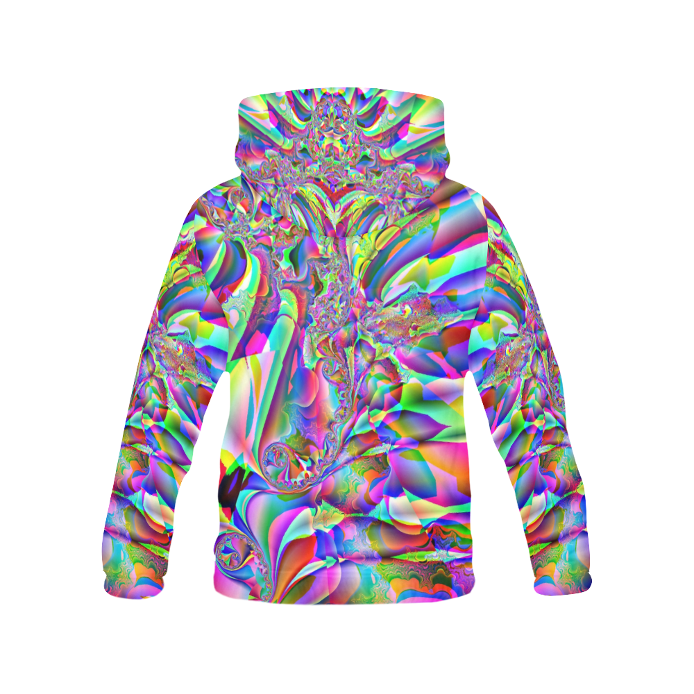 Abstractic by Martina Webster All Over Print Hoodie for Women (USA Size) (Model H13)