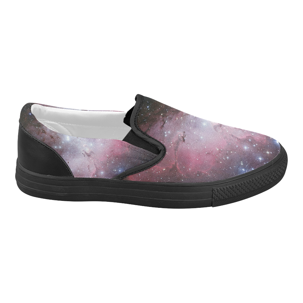 Eagle Nebula Women's Slip-on Canvas Shoes (Model 019)