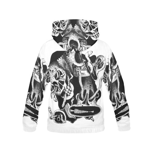 Feast on the Dead All Over Print Hoodie for Women (USA Size) (Model H13)