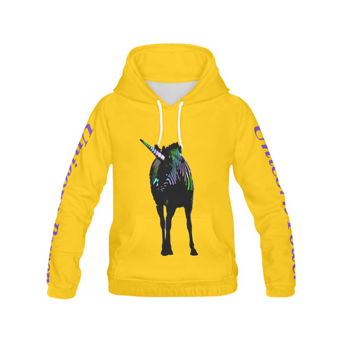 Unicorn Power All Over Print Hoodie for Women (USA Size) (Model H13)