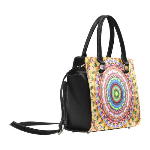 Peace Mandala Classic Shoulder Handbag (Model 1653)