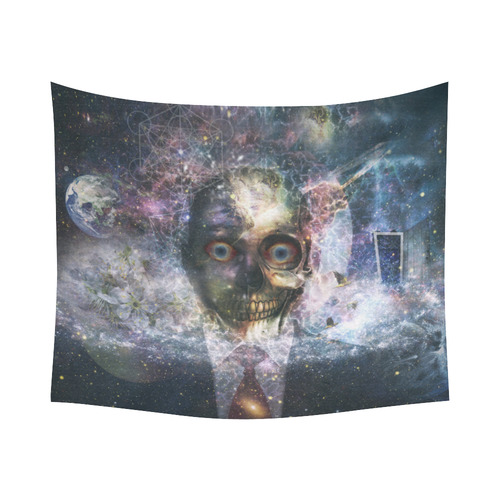 Death is not the end Cotton Linen Wall Tapestry 60"x 51"