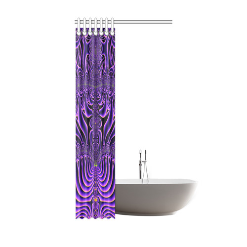 Exquisite Purple Sunset Fractal Abstract Shower Curtain 36"x72"
