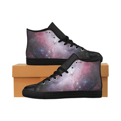 Eagle Nebula Aquila High Top Microfiber Leather Women's Shoes (Model 032)