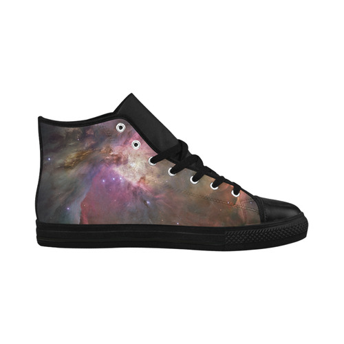 Orion Nebula Hubble 2006 Aquila High Top Microfiber Leather Women's Shoes (Model 032)