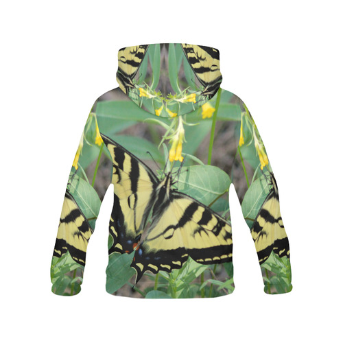 Butterfly on flower by Martina Webster All Over Print Hoodie for Women (USA Size) (Model H13)