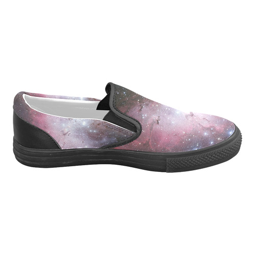 Eagle Nebula Men's Slip-on Canvas Shoes (Model 019)
