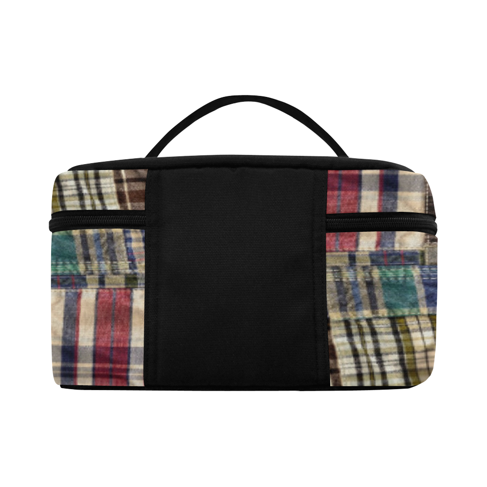 patchwork plaid / tartan Lunch Bag/Large (Model 1658)