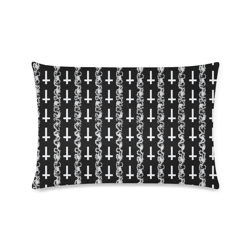 Lucifer's Thorns Occult Goth Print Custom Zippered Pillow Case 16"x24"(Twin Sides)