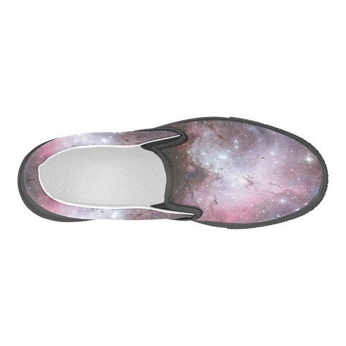 Eagle Nebula Men's Slip-on Canvas Shoes (Model 019)
