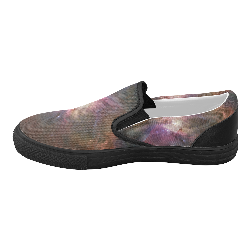 Orion Nebula Hubble 2006 Women's Slip-on Canvas Shoes (Model 019)
