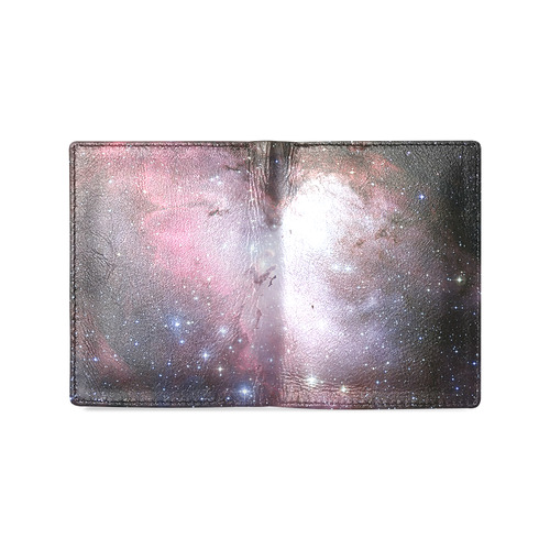 Eagle Nebula Men's Leather Wallet (Model 1612)