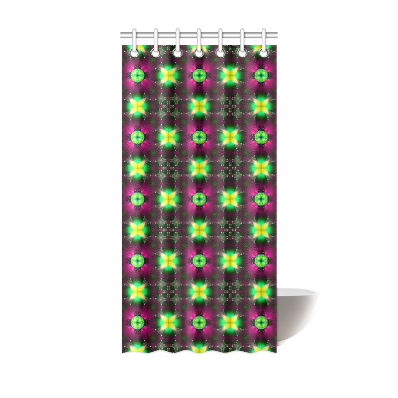 Sunlight in the Magnolia Grove Fractal Abstract Shower Curtain 36"x72"