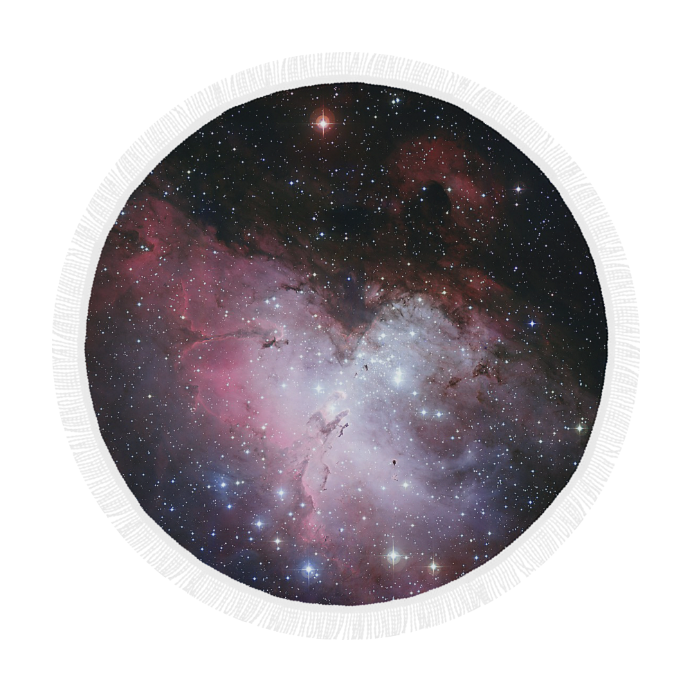 Eagle Nebula Circular Beach Shawl 59"x 59"