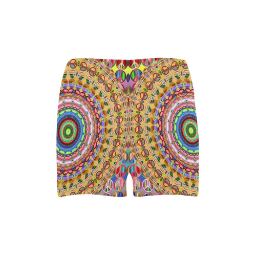 Peace Mandala Briseis Skinny Shorts (Model L04)