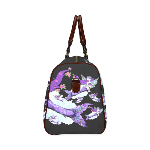 Melody Mermaid Waterproof Travel Bag/Small (Model 1639)