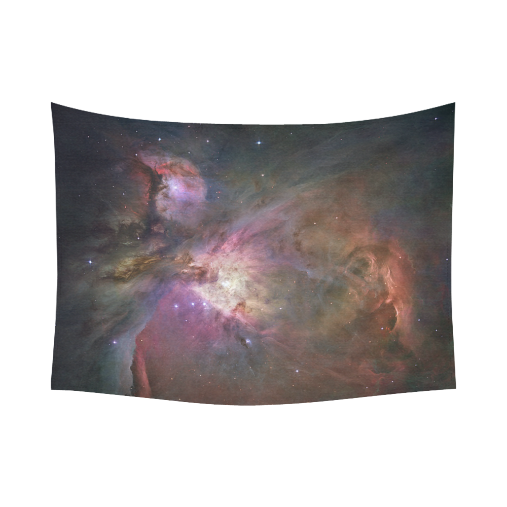 Orion Nebula Hubble 2006 Cotton Linen Wall Tapestry 80"x 60"