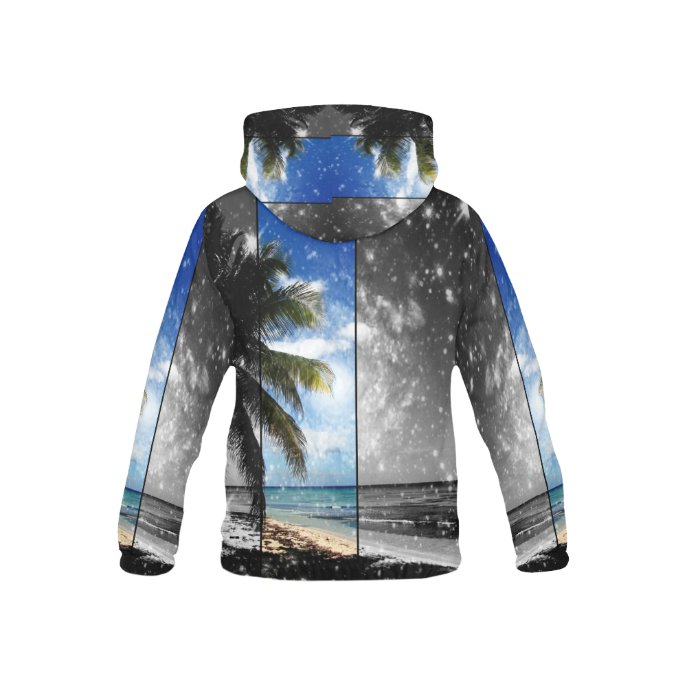 Caribbean Dreaming All Over Print Hoodie for Kid (USA Size) (Model H13)
