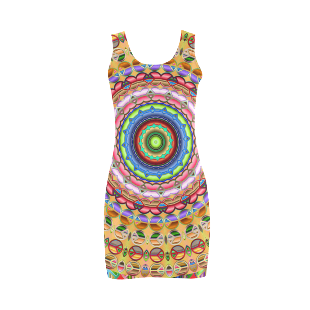 Peace Mandala Medea Vest Dress (Model D06)