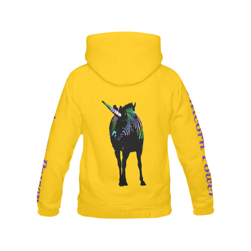 Unicorn Power All Over Print Hoodie for Women (USA Size) (Model H13)
