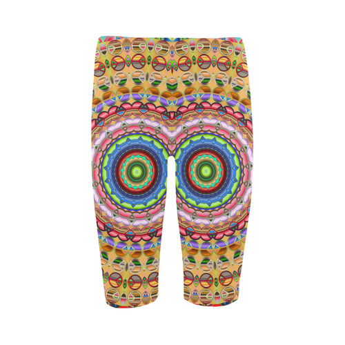 Peace Mandala Hestia Cropped Leggings (Model L03)