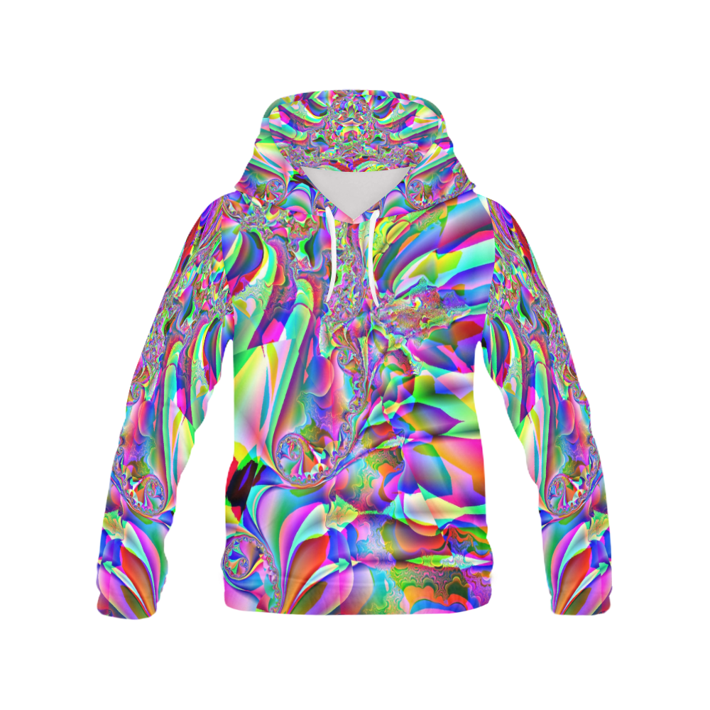 Abstractic by Martina Webster All Over Print Hoodie for Women (USA Size) (Model H13)