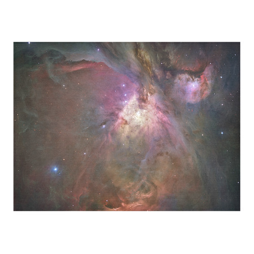 Orion Nebula Hubble 2006 Cotton Linen Tablecloth 52"x 70"