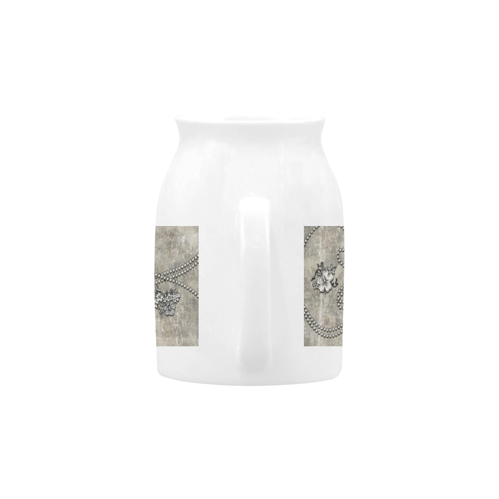 Decorative design, damask Milk Cup (Small) 300ml