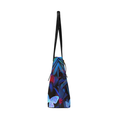 Butterfly Bloom Euramerican Tote Bag/Large (Model 1656)