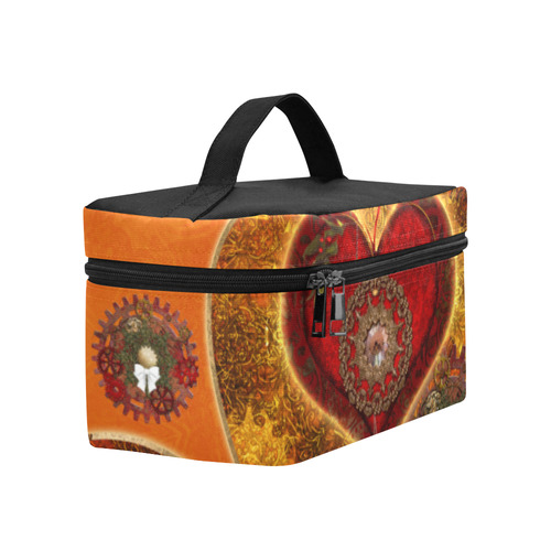 Steampunk decorative heart Lunch Bag/Large (Model 1658)