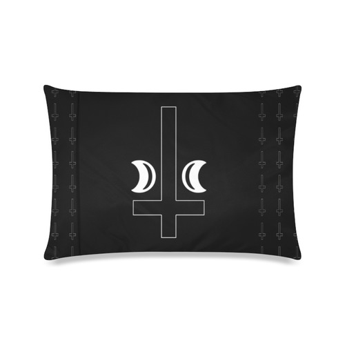 Illusion Cross Gothic Art Custom Zippered Pillow Case 16"x24"(Twin Sides)