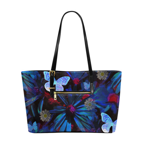 Butterfly Bloom Euramerican Tote Bag/Large (Model 1656)