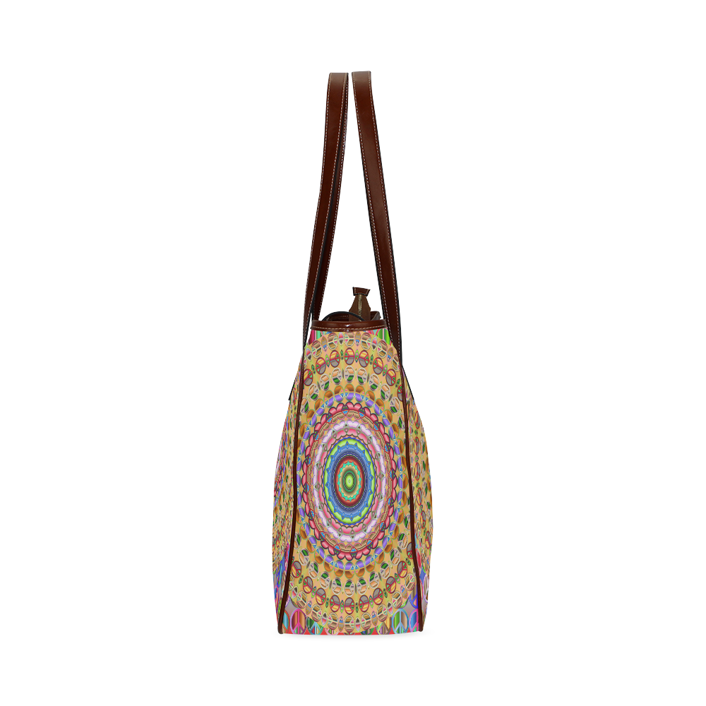 Peace Mandala Classic Tote Bag (Model 1644)