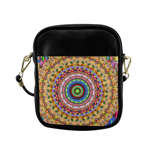 Peace Mandala Sling Bag (Model 1627)