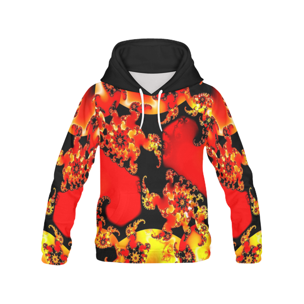 Firewall by Martina Webster All Over Print Hoodie for Women (USA Size) (Model H13)