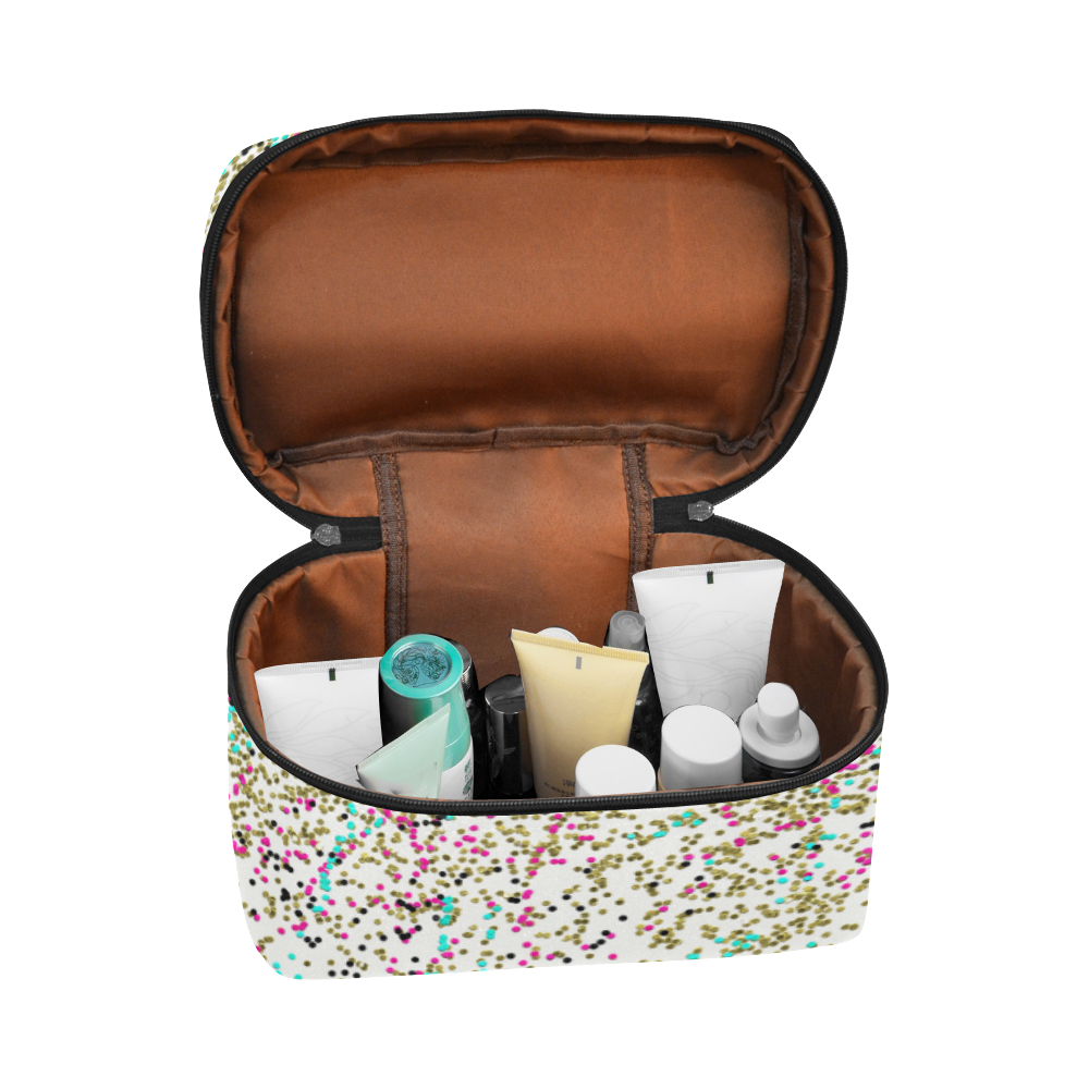 Confetti Cosmetic Bag/Large (Model 1658)