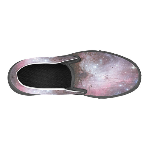Eagle Nebula Slip-on Canvas Shoes for Kid (Model 019)