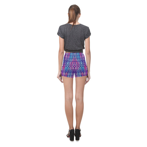 Tribal Rainbow Shorts Briseis Skinny Shorts (Model L04)